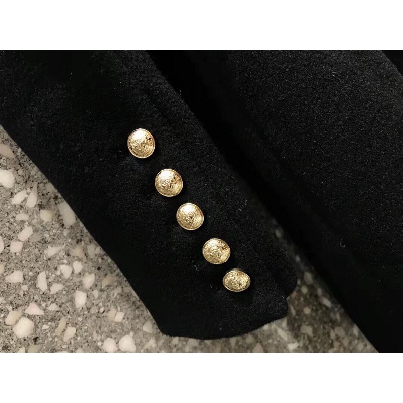 Áo khoác dạ dáng dài thời trang thương hiệu Balmain cao cấp
