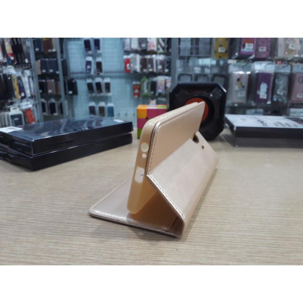 Bao da Samsung Galaxy J8 nắp gập da mịn O+ sang trọng