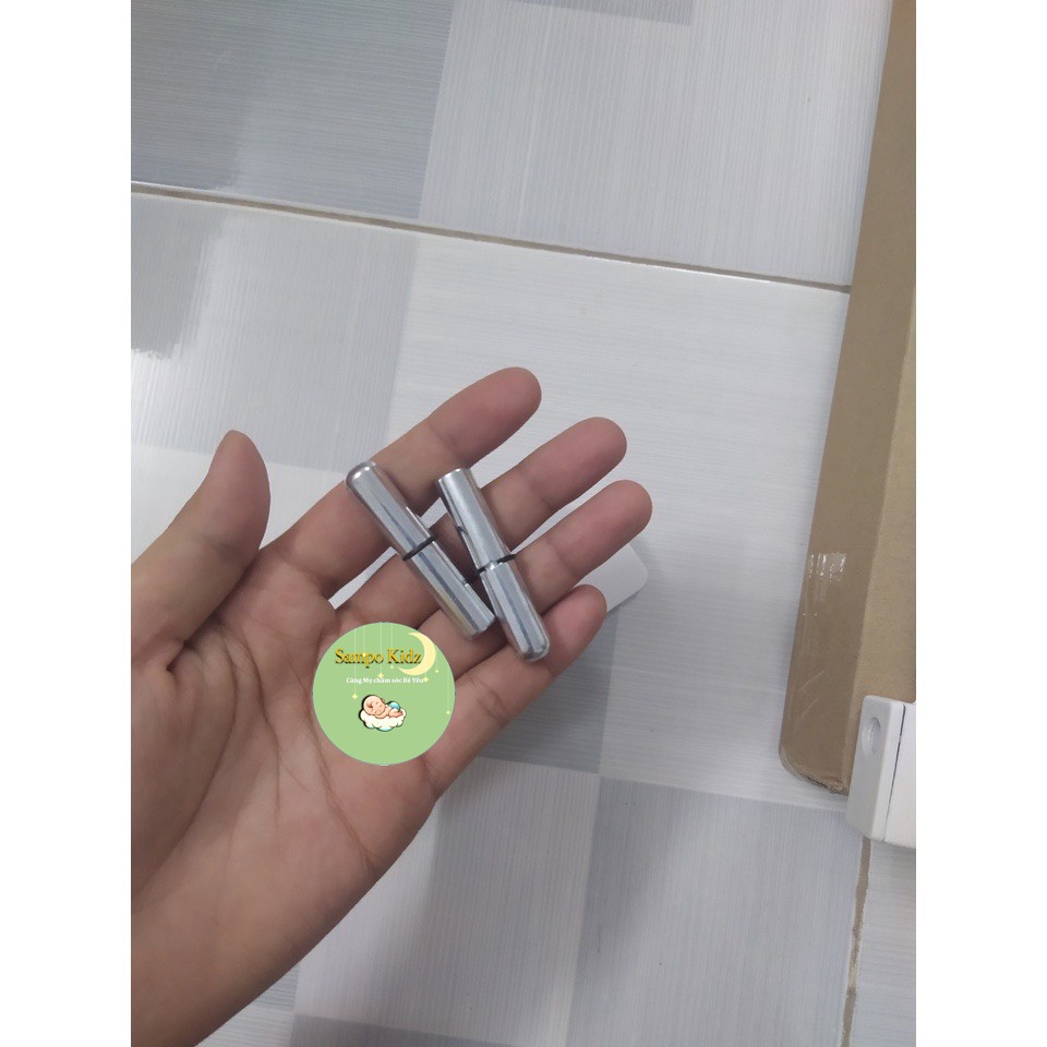 PHỤ KIỆN KIM LOẠI NỐI 2 THANH CHẮN CỬA CHÍNH -CHỮ U  VÀ ỐC NỐI