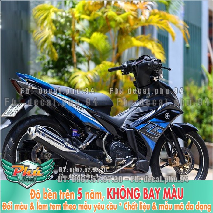 Tem rời EX 2011-2014 LC xanh đen (P) -1
