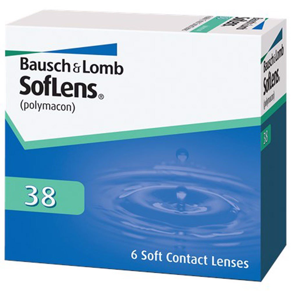 Lens Cận Trong Suốt Kính Áp Tròng Không Màu 3 Tháng Bausch & Lomb SofLens 38 Chính Hãng Date Mới - Mắt Kính HATO