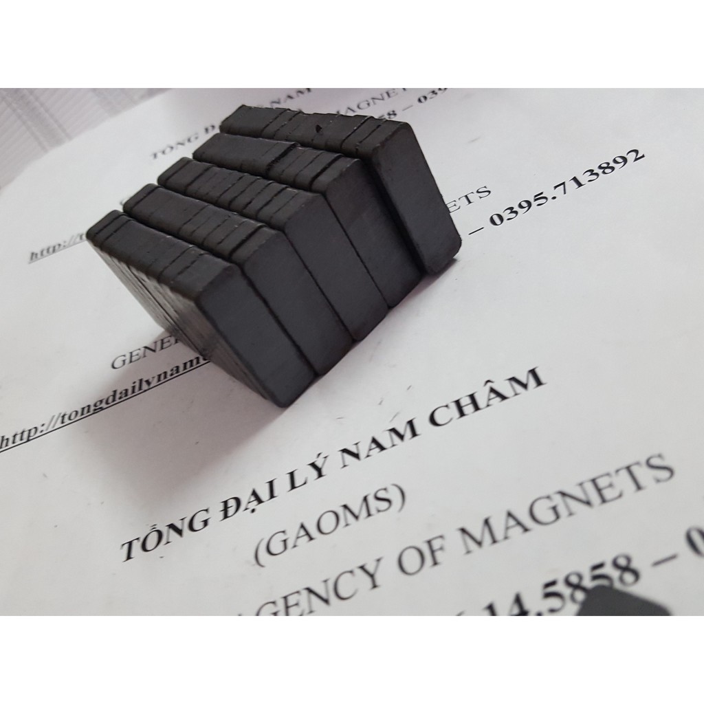Nam châm Ferrite 30x10x5mm