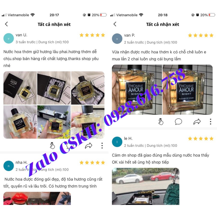 Nước Hoa Nam Cao Cấp L' HOMME 100ml Nước Hoa Pháp Cao Cấp Thơm Lâu Sang Trọng Lưu Hương 12 Tiếng | Thế Giới Skin Care