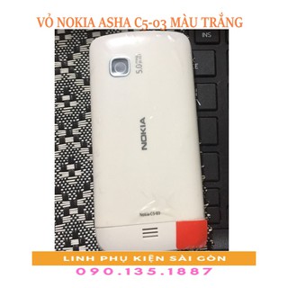 VỎ NOKIA ASHA C5-03 MÀU TRẮNG