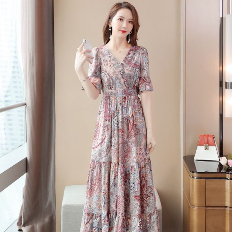 Đầm Hoa Dài Thời Trang Nữ Tính 2021 | BigBuy360 - bigbuy360.vn