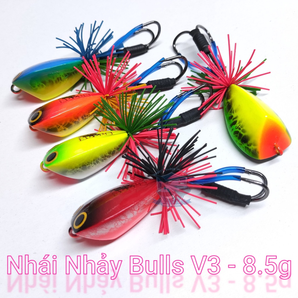 Nhái nhảy Bulls V3- Mồi câu cá lóc - Made In ThaiLan