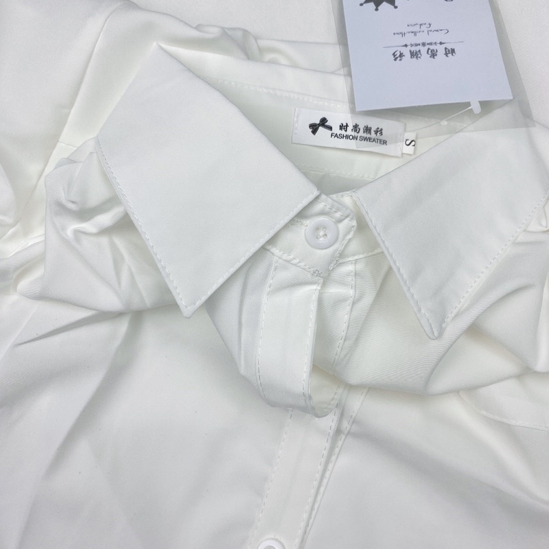 Áo sơ mi nữ cổ Đức có túi ngực đủ size