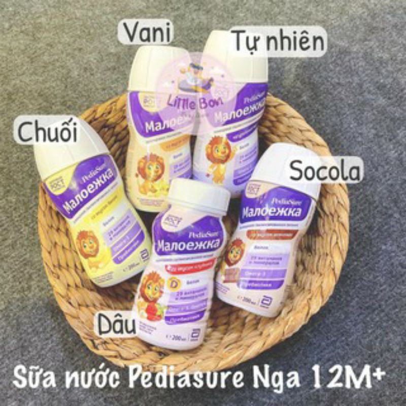 Pediasure Nga pha sẵn dạng nước 200ml - Tăng cân, hỗ trợ phát triển toàn diện, tăng sức đề kháng - Cho bé từ 1 tuổi