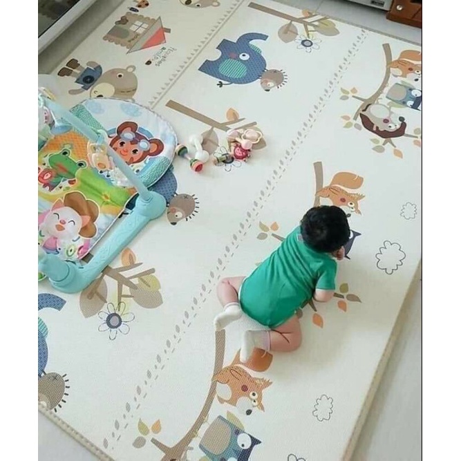Thảm xốp xpe gấp gọn cho bé chơi ,nằm _kích thước 1m8×2m