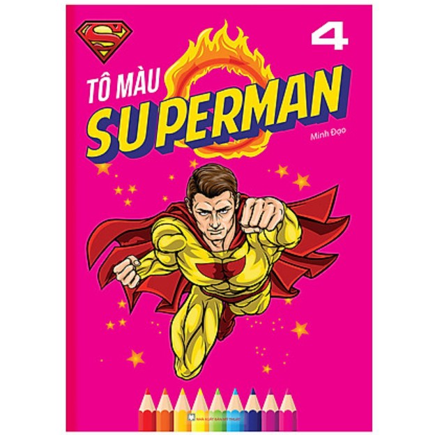 Sách - Tô Màu Superman Tập 4