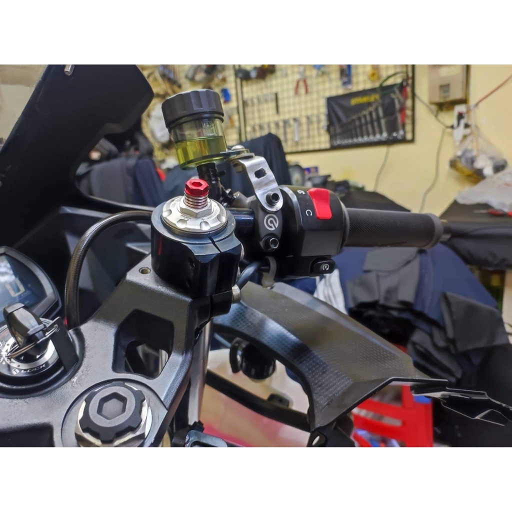 Ghidong 41mm | ghidong clipon ninja 400 yamaha r3  | tay lái 41mm | ghidong ninja 400