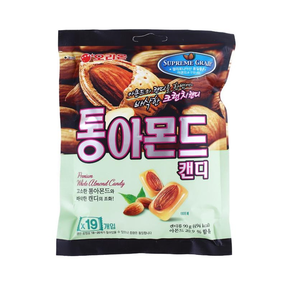 Kẹo hạnh nhân Orion 90g 통아몬드 캔디 90g