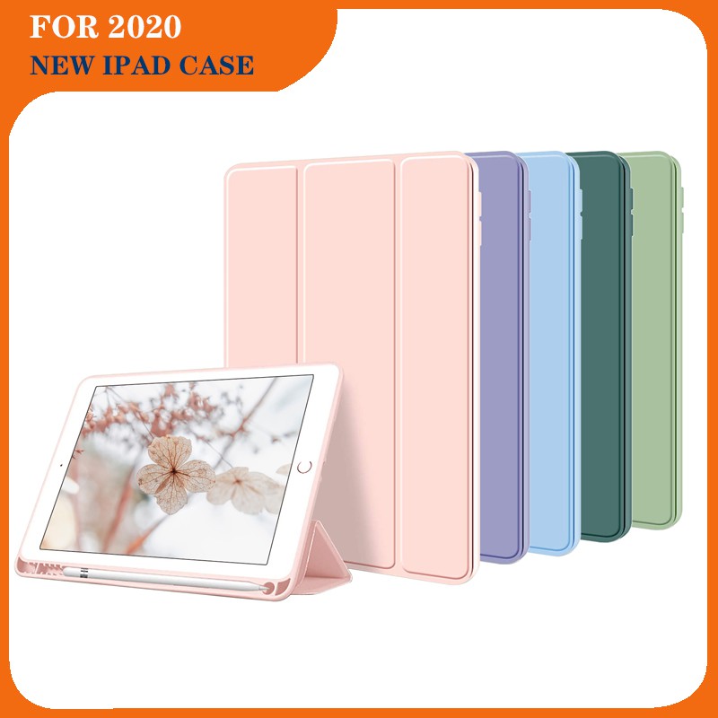 Bao Da Có Giá Đỡ Và Ngăn Đựng Bút Cảm Ứng Cho 2020 Ipad 8 10.2 2017 Ipad 5 9.7 Ipad Mini4 Pro 2018 Ipad Air 1 Ipad Pro 10.2