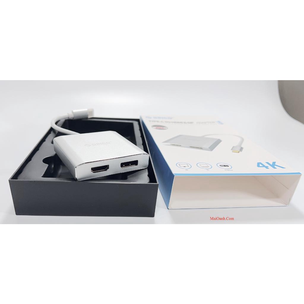 Adapter Chuyển Đổi Type-C Sang HDMI và Displayport (DP) ORI CO XD-CFHD4 Hỗ Trợ 4K 60HZ