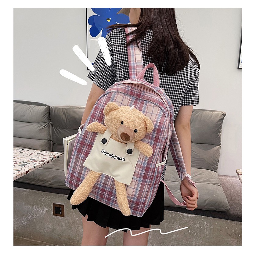 Balo Thời Trang Nữ Cách Điệu Kiểu Dáng Hàn Quốc Dùng Để Đi Học, Đi Du Lịch Dễ Thương Cute Chống Nước