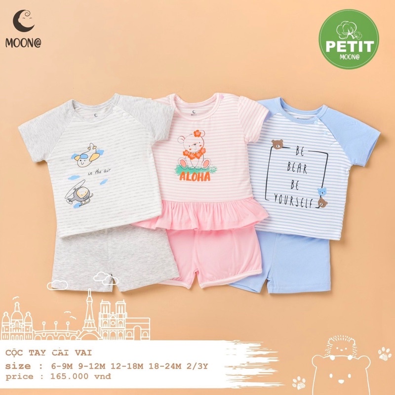 Bộ Moon cài vai chất Peptit