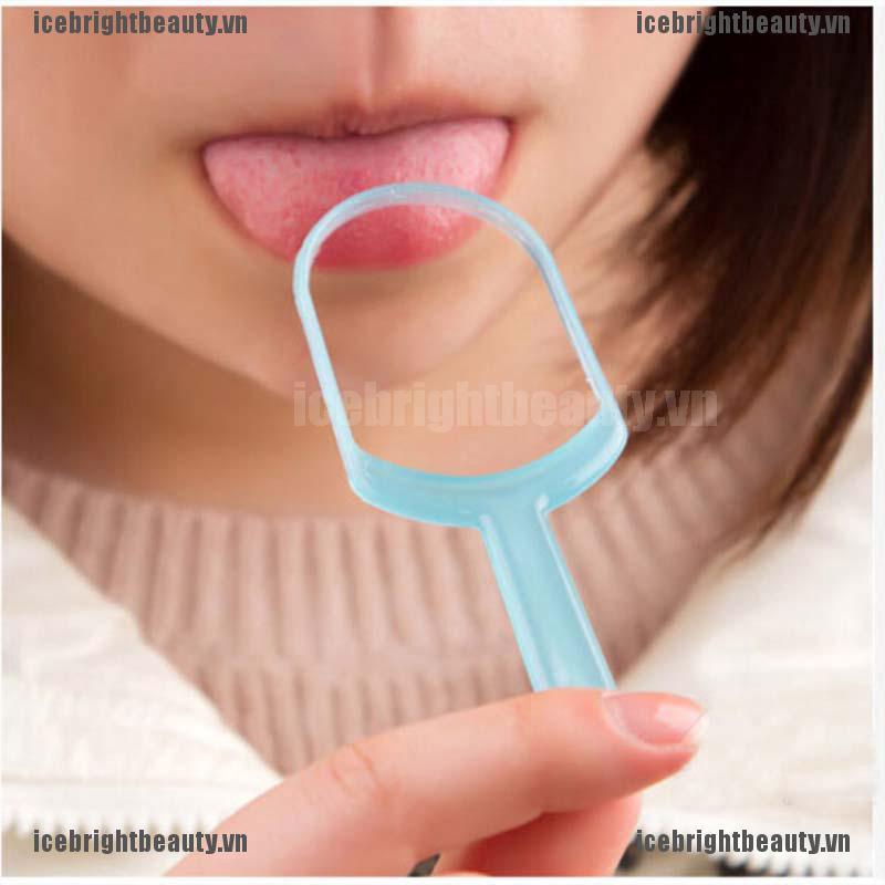 Dụng Cụ Vệ Sinh Lưỡi Bằng Nhựa Chăm Sóc Răng Miệng Mới