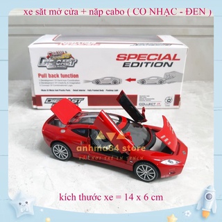 Đồ chơi Mô Hình Xe Sắt 01 chiếc tỉ lệ 1:32 - mô hình Xe sắt mở cửa, có pin nhạc, chạy trớn - anhma84 store