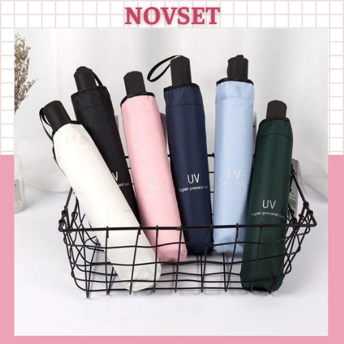 Ô Che Mưa - Dù Che Mưa Che Nắng Cao Cấp 8 Nan Gấp Gọn Cỡ Lớn Chống Tia UV gấp gọn