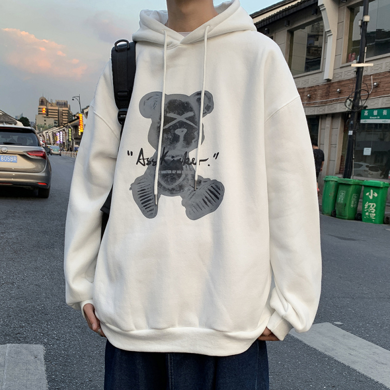 Áo Hoodie Dáng Rộng Có In Hình Gấu Thời Trang Cao Cấp Cho Nam giới | BigBuy360 - bigbuy360.vn