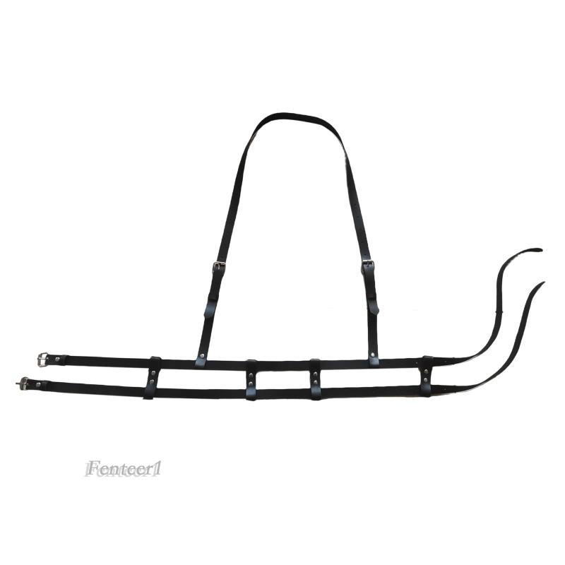 [Fenteer1] Dây Nịt Giả Da Thắt Lưng Punk Cho Nữ