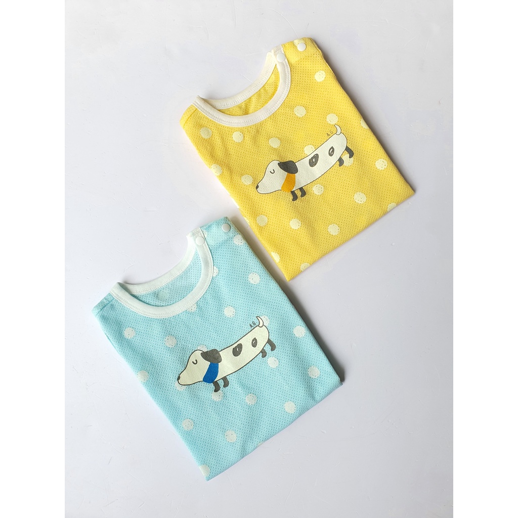 MOB1909 Body lỗ xanh-vàng chú cún