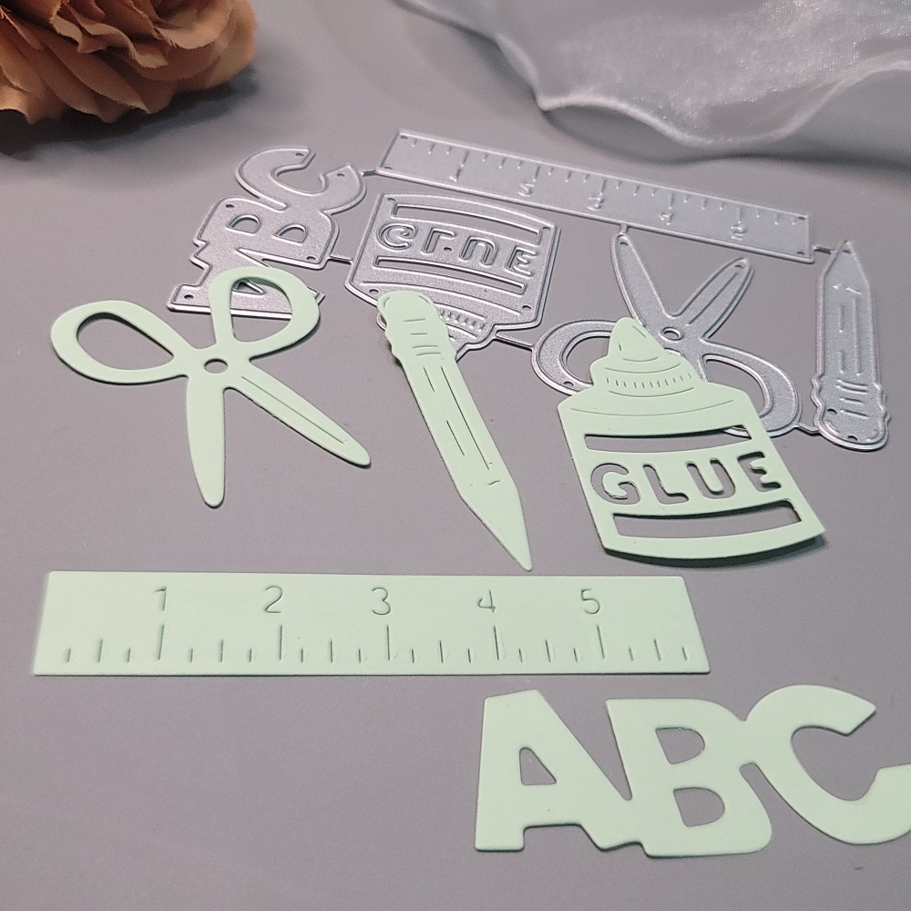 Khuôn Cắt Giấy Kim Loại Hình Văn Phòng Phẩm