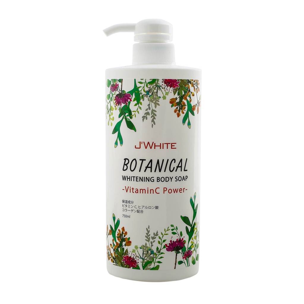 Sữa Tắm Thảo Mộc Botanical Trắng Da J’White Nhật Bản 750ml hàng chính hãng ( diệt tận gốc vi khuẩn gây mùi cơ thể.)