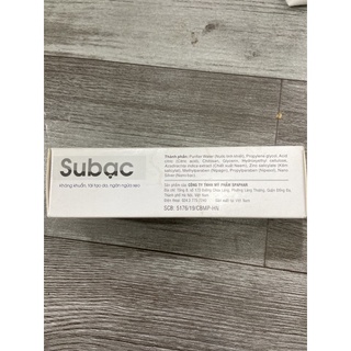 SUBAC- Gel làm sạch da và kháng khuẩn (tuyp 25g)