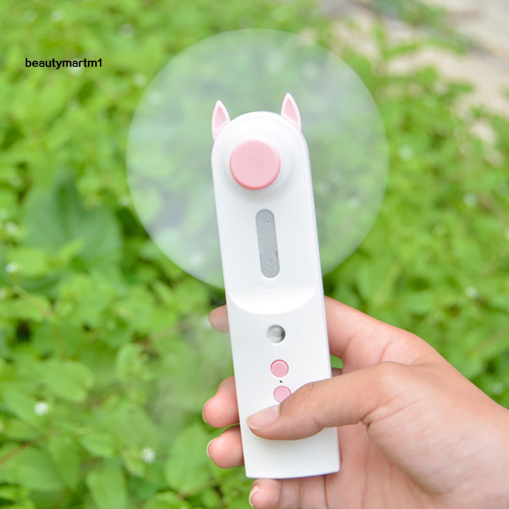 Quạt phun sương điều ẩm làm mát mini cầm tay 30ml sạc USB tiện lợi