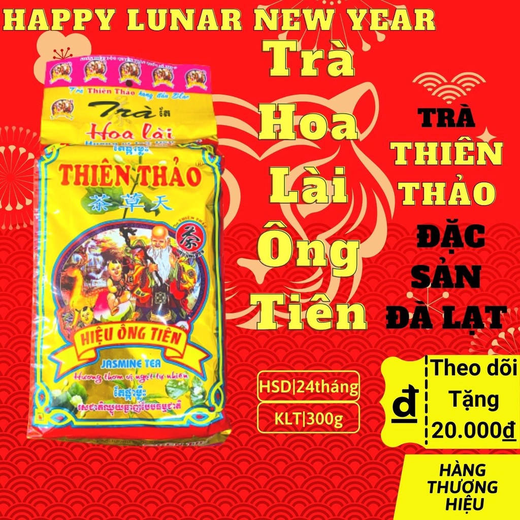 Trà lài Thiên Thảo nhãn ông tiên 300g_ĐẶC SẢN ĐÀ LẠT_HÀNG CÔNG TY