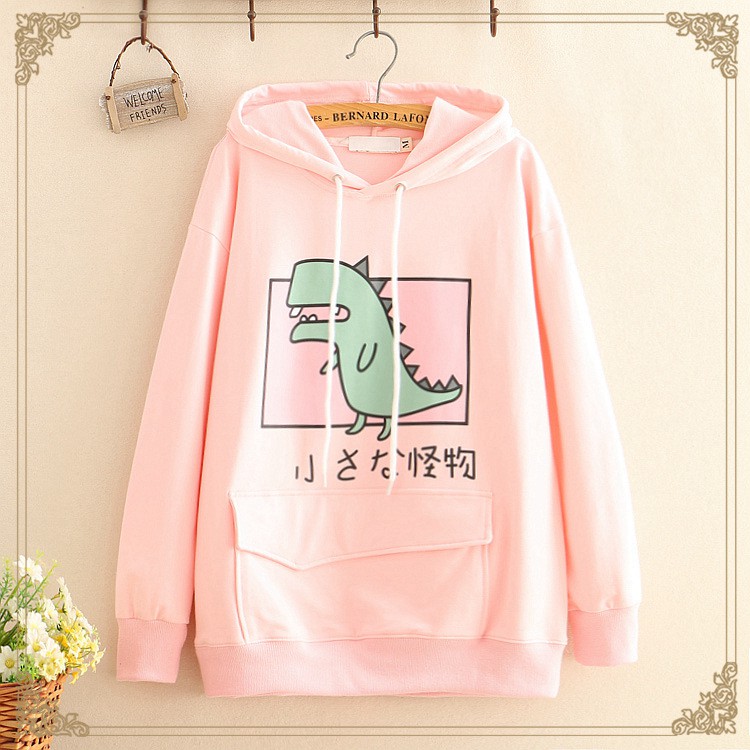 Áo Khoác Hoodie 🚚 FREESHIP 🚚 Áo Khoác Nỉ Hoodie Khủng Long Cute (nhiều màu) mẫu hoodie mới nhất 2020 | BigBuy360 - bigbuy360.vn