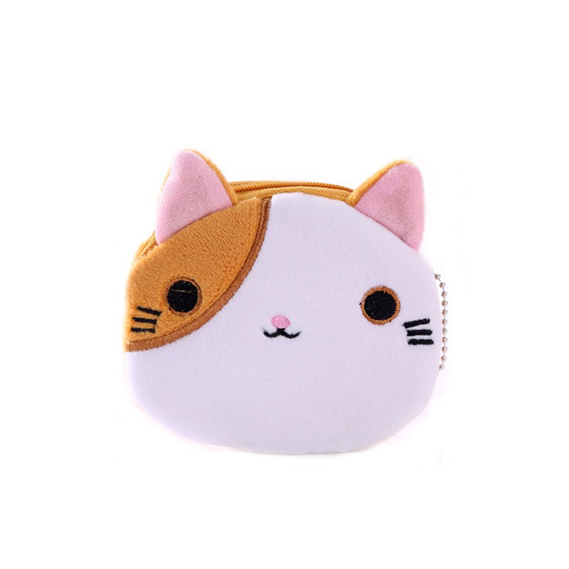 Ví mini đựng tiền xu hình mèo dễ thương xinh xắn