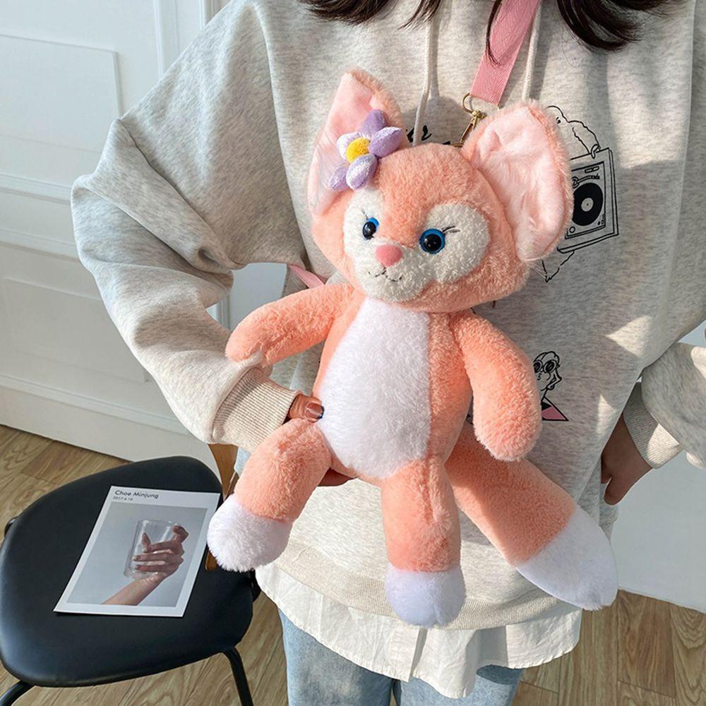 Túi Đeo Vai Vải Bông Lina Bell Dễ Thương Dành Cho Nữ Sinh