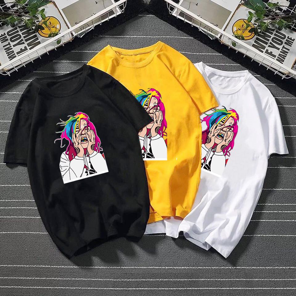 Áo thun nữ form rộng họa tiết hoạt hình vải dày mịn TEEW404