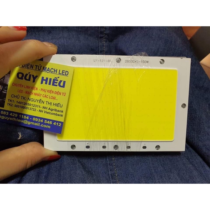 Nhân led 100w dùng chấn lưu