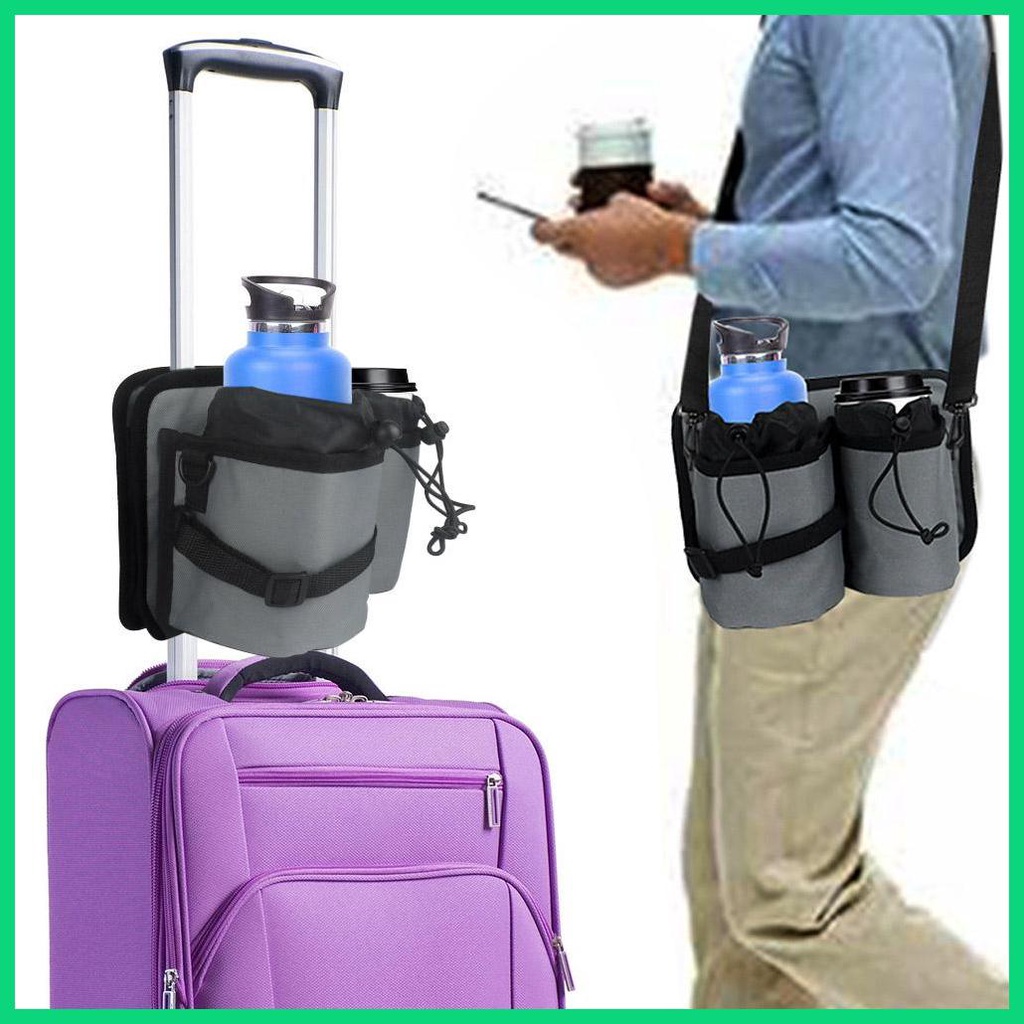 Giá Đỡ Chai Nước Gắn Vali Tiện Dụng Cho Du Lịch
