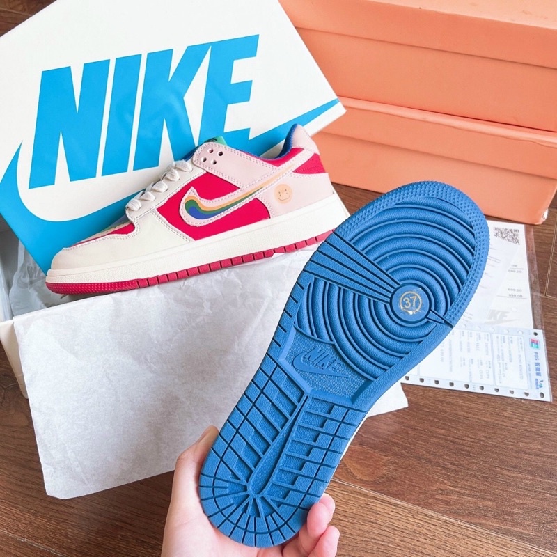 Giày thể thao sneaker Jd 7 màu, JD cầu vòng nữ bản cao cấp ảnh thật shop tự chụp