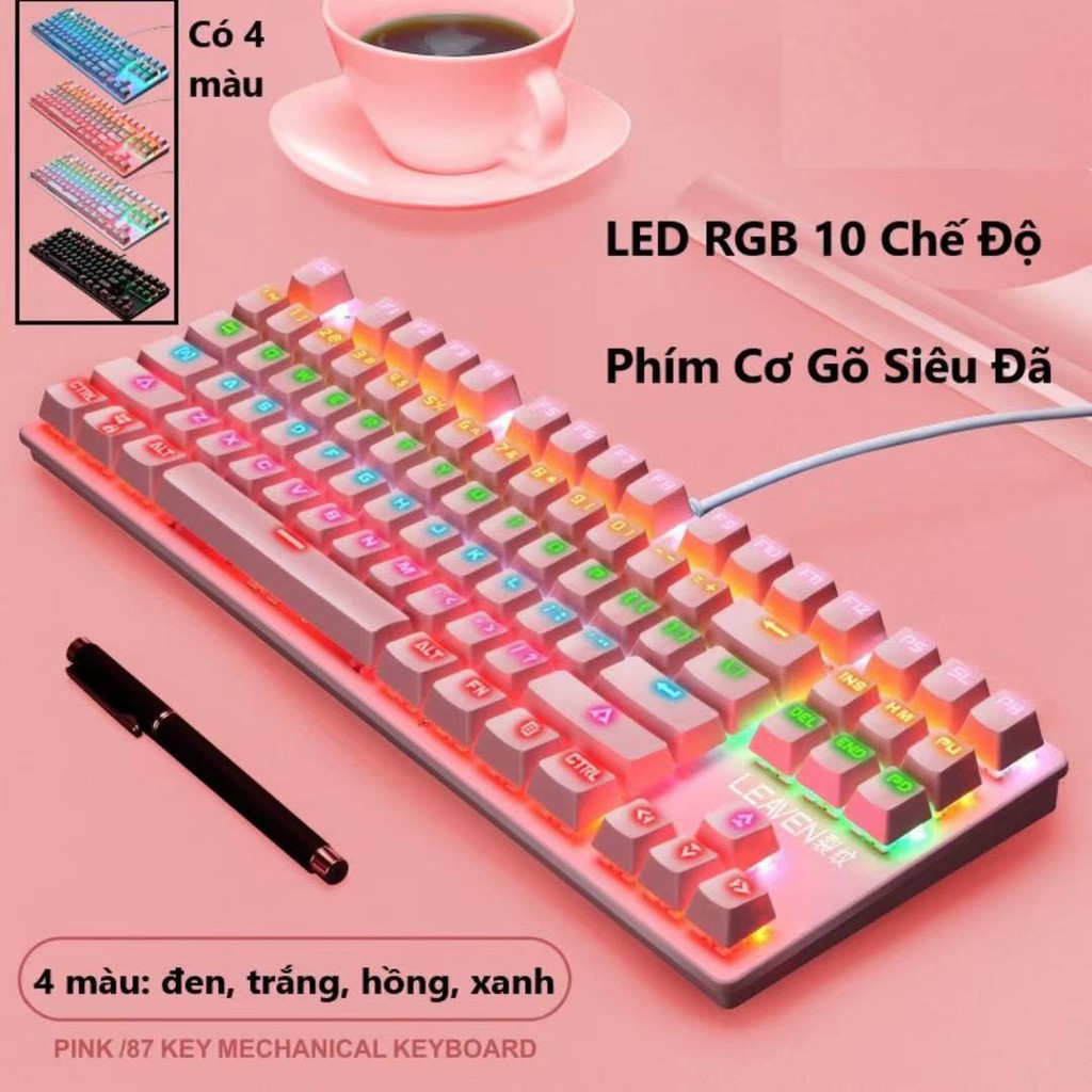 Bàn Phím Cơ Gaming K2 Pro Led Rgb 10 Chế Độ Khác Nhau