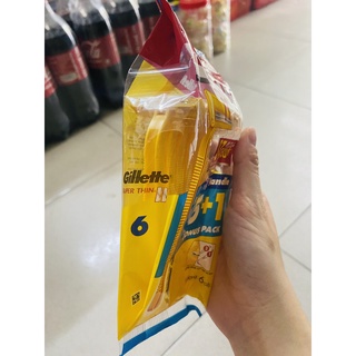 Vỉ 6 dao cạo râu Gillette Super Thin