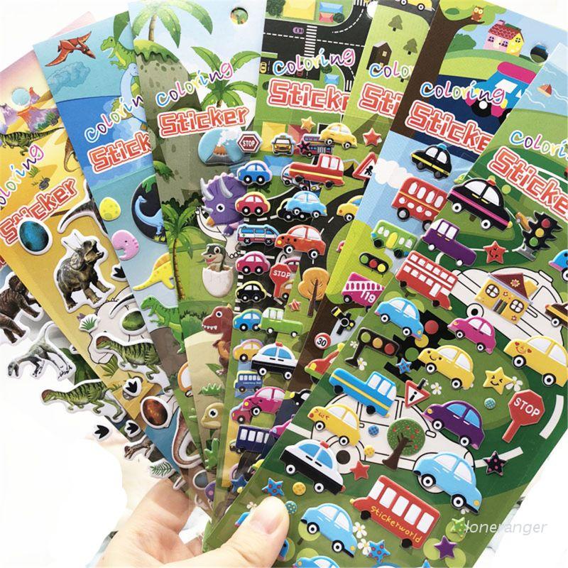 Bộ 4 tấm hình dán 3D cho bé