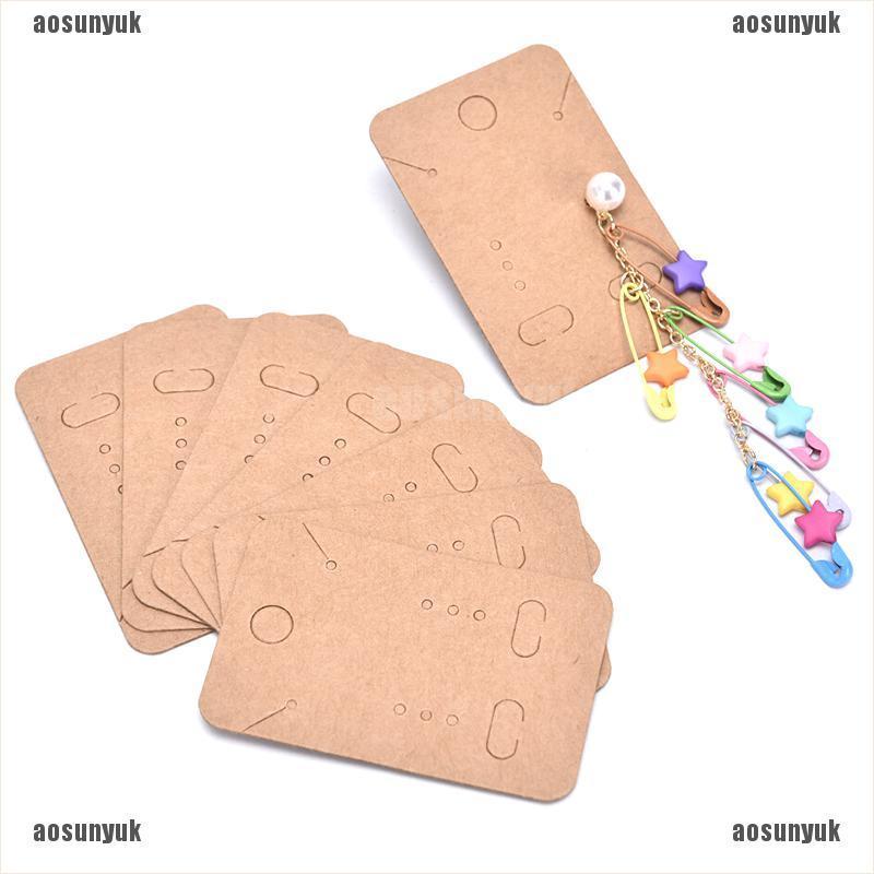 Set 100 Thẻ Trưng Bày Bông Tai / Vòng cổ