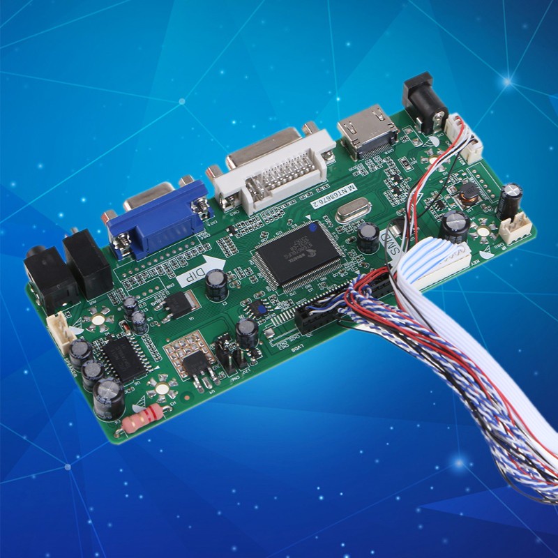 Bảng Điều Khiển Vga Hdmi Dvi Lcd Cho Bảng Điều Khiển 1600x900 17.3 Inch Lp173Wd1 Lp173Wd1 - Tla1 Tln4 Wled Lvds Diy
