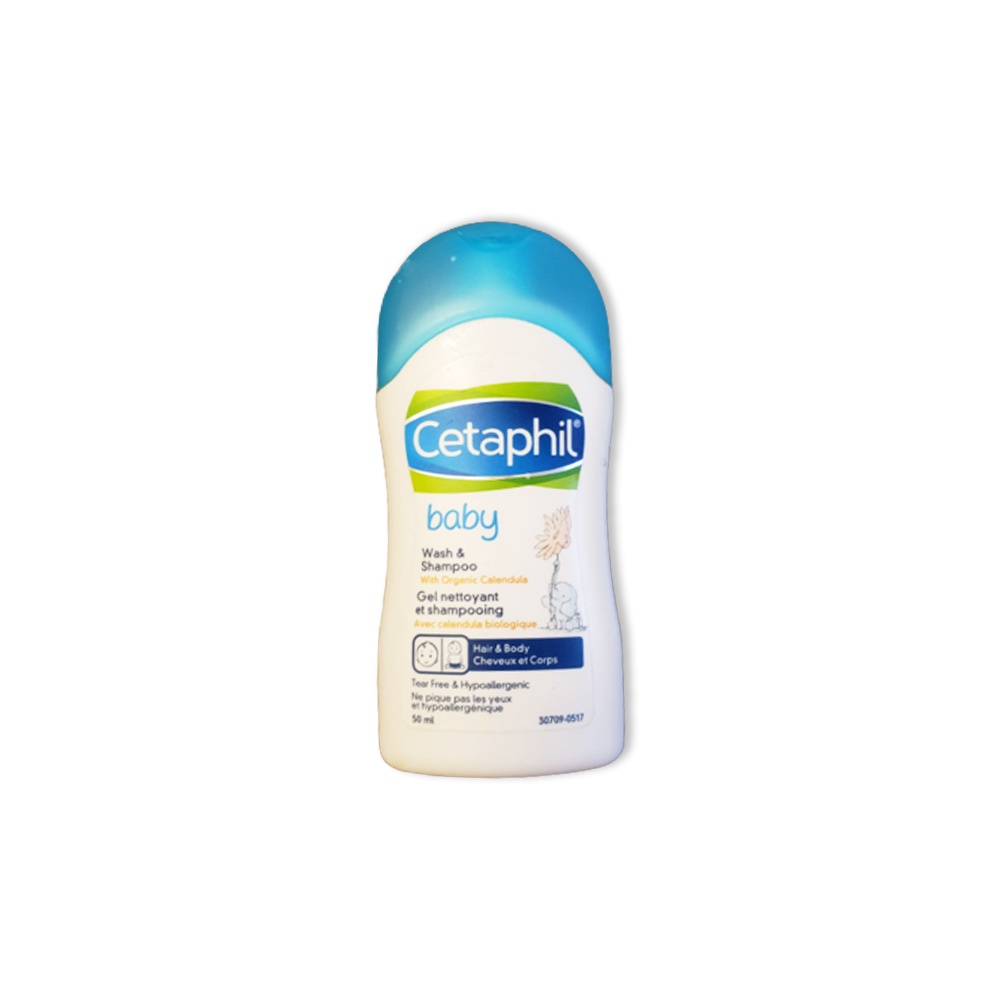 [Gift] Sữa tắm gội dịu nhẹ cho bé Cetaphil Baby Wash &amp; Shampoo with Organic Calendula 50ml