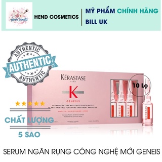 Serum ngăn rụng tóc Kerastase Genesis Ampoules Cure Fortifiantes Anti-Chute