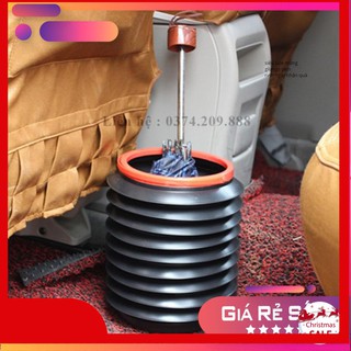 Thùng rác gấp gọn mini để rác co giãn trên ô tô, thùng rác tiện lơi. Sản phẩm có sẵn.