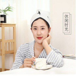 Khăn Quấn Khô Tóc Tiện Lợi
