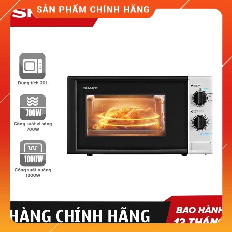 ⚡  Lò vi sóng Sharp cơ R205VN 20 lít | R20A1-S 22 lít 800W  ⚡