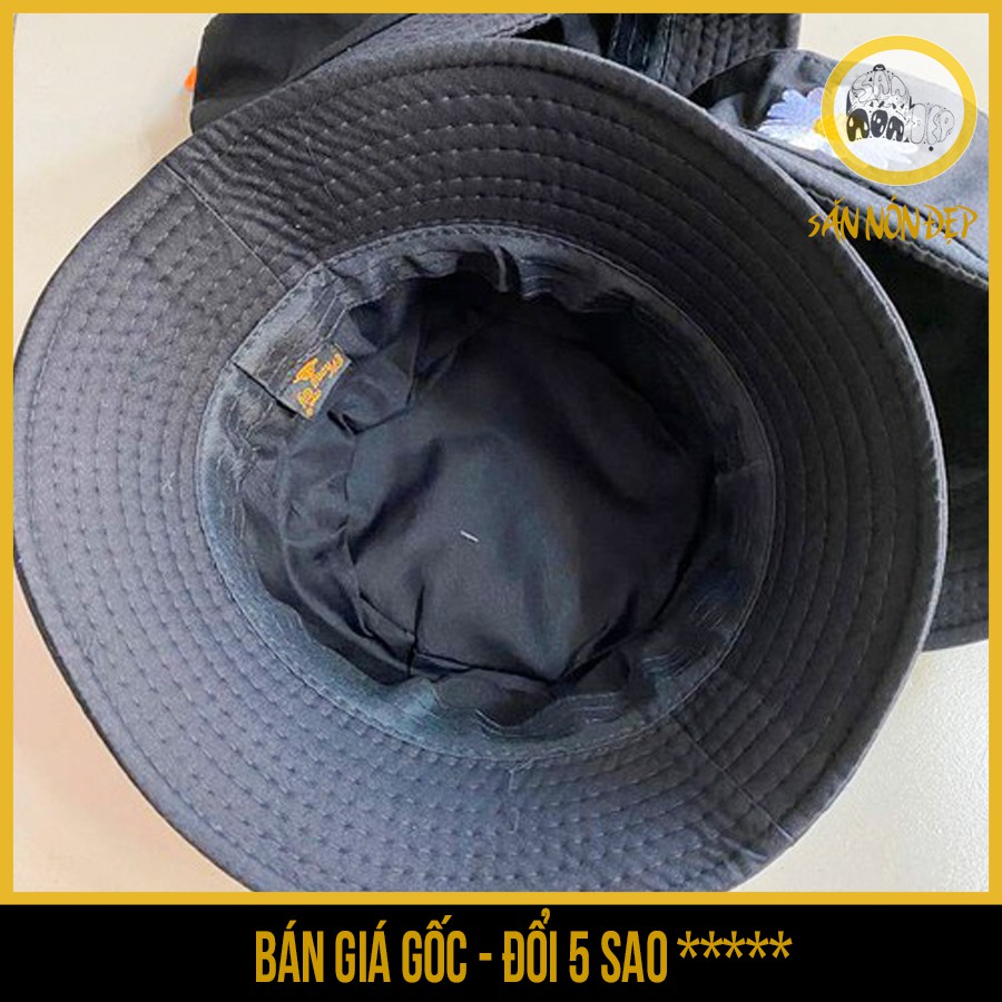 Mũ nón bucket thêu hoa cúc họa mi - Săn Nón Đẹp