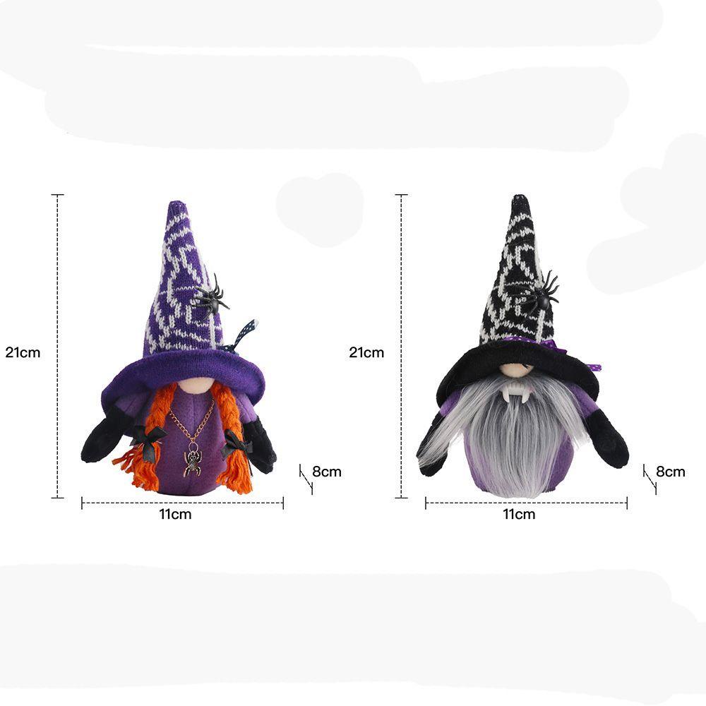 YIYU Đồ trang trí Nhân Vật Tyrler1 Gnome Bằng Vải Dệt Kim Sáng Tạo Trang Trí Nhà Cửa / Halloween